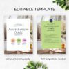Self Confidence Affirmation, Doula Tool, Inner Critic, Mental Health, Self Esteem Worksheet, Birth Doula Handout, PLR Canva template, - Image 3