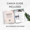 Self Confidence Affirmation, Doula Tool, Inner Critic, Mental Health, Self Esteem Worksheet, Birth Doula Handout, PLR Canva template, - Image 8